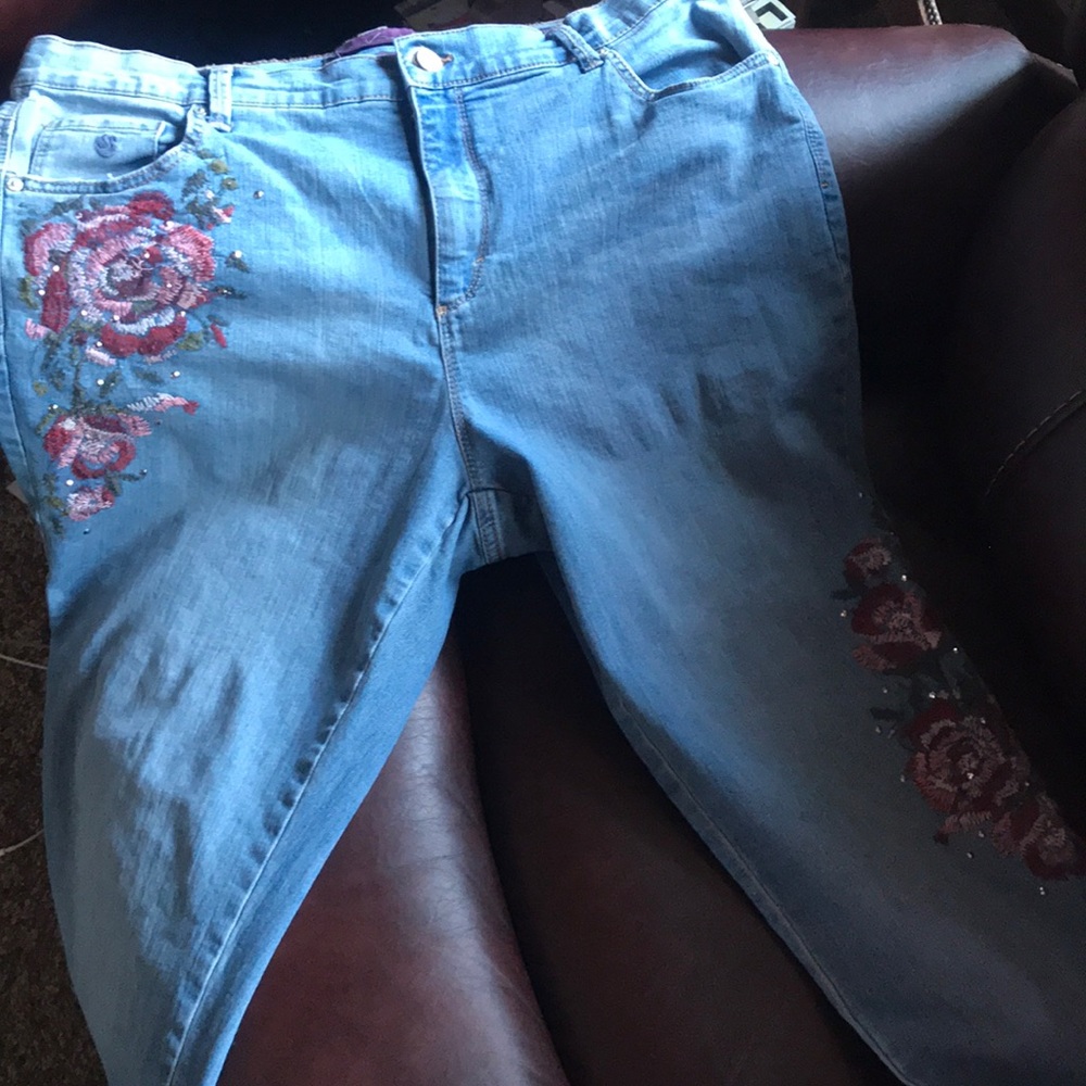 Light blue jeans